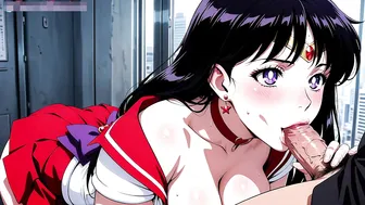 Sailor Mars Desperate Blowjob Gaze Up Stop Ticking Time Bomb
