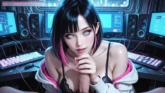 Cyber Safe-House Solo: Nerdy Spy Girl Cums Hard on Mission Downtime