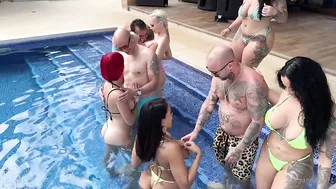 Babyanne_Lsfl, Hotwife Costa Rica Vacation Pool Orgy
