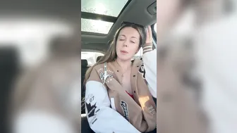 Nadia Foxx, Winter Adventures Public Climax While Driving