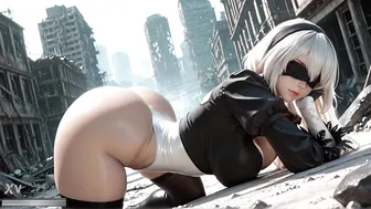 Blindfolded Surrender Yorha elite - preview