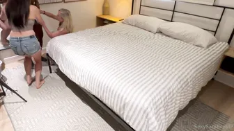 Sexysarabee, Two Cheating Hotwives Sharing Black Bull