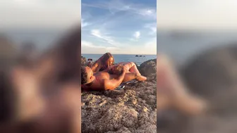 Pollypocket, Indi Marino, Troy Francisco, Two Bikini Beauties Screwing Thick BBC on Public Beach