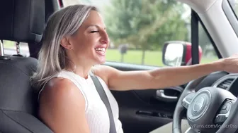 Lora Cross, Driving Masturbation on Her Four by Four