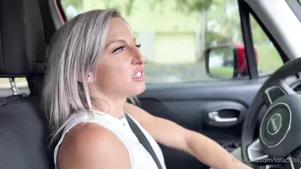 Lora Cross, Driving Masturbation on Her Four by Four