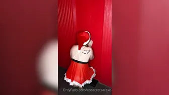 Xosecretsaraxo, Her First Gloryhole Creampie for Christmas