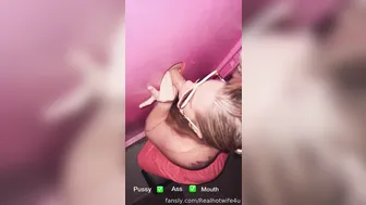 Realhotwife4U, Real Hotwife Anal Screwing at Gloryhole