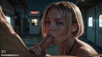 MILF Fucks Gas Station Cashier for Free Fill-Up