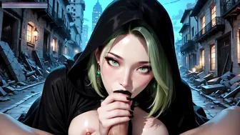 Haunted House Goth Facial Shower from a Stranger