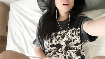 Luna Okko, Rubbing One Out Before Husband Returns