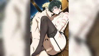 Jujutsu Shy Slut Maki Kneels & Swallows After Blackmail