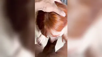 Dolly Dyson, Fit Skinny Redhead Deepthroating Thick Cock