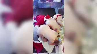 Realhotwife4U, Santa Gets to Screw Three Thick Hotwives