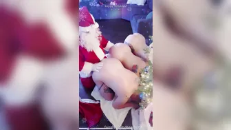 Realhotwife4U, Santa Gets to Screw Three Thick Hotwives