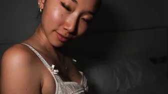 Luna Okko, Skinny Asian Teen Bred in Corset