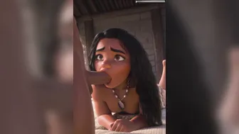 Wayfinding Fun Moana Deepthroats & Gets Pounded Doggy style