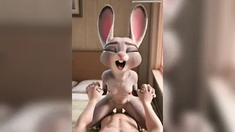 Zootopia Judy Hopps’ Curious Little Secret First Time with a Human Cock