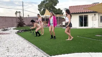 Naked Bakers, Group Pee Party in the Backyard
