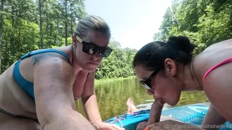 Realhotwife4U, Sexysarabee, Two Swinger Hotwives Lake Outdoor Adventure