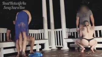 Sexysarabee, Realhotwife4U, Private Swingers Party in Secluded Pergola Veranda