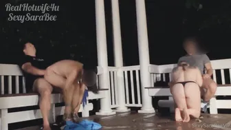 Sexysarabee, Realhotwife4U, Private Swingers Party in Secluded Pergola Veranda