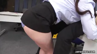 Japanese office lady, Maria Ono is naughty, uncensored