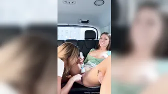 Mathima Kitten, Madiiitay, Lesbian Play in Car in Public