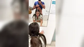 Isabelle Eleanore, Horny Couple Screwing in Public Toilet