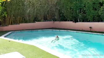 Amira Brie, Screwing by the Pool and Shower