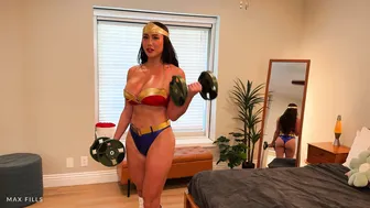 Cyber Doll, Max Fills, Fit Hairy Wonder Woman Screwing Step-Son