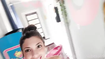 Anniebella69, Pissing in Airbnb Game Room