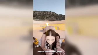 Auhneesh Nicole, Curvy Beauty Riding Thick BBC Outdoors Camp