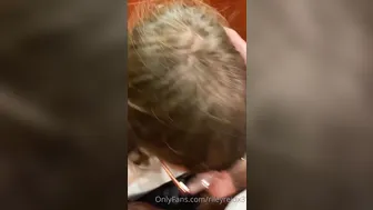 Riley Reid, Glasses Girlfriend Screwing in Bathroom