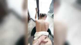 Ella Alexandra, Big Booty Rough Balcony Sex