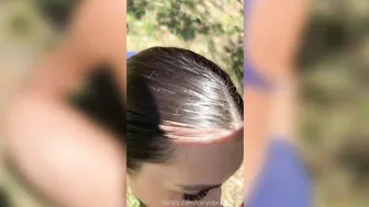 Caryn Beaumont, Outdoor Pissing and Blowjob in Nature
