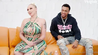 Lenatheplug, Alexis Andrews, Plugtalk, Thick Blonde Beauty Screwing Two Cocks on Adult Interview