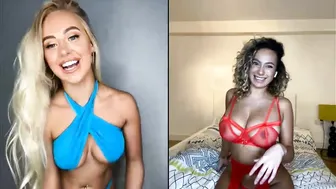 Rhiannon Blue, Toni Camille, Two Hot Beauties Face Timing Each Other