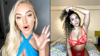 Rhiannon Blue, Toni Camille, Two Hot Beauties Face Timing Each Other