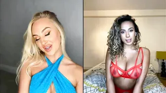 Rhiannon Blue, Toni Camille, Two Hot Beauties Face Timing Each Other