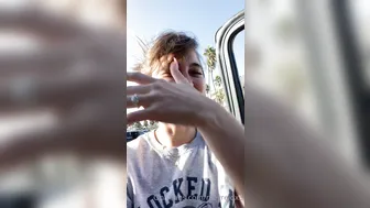 Riley Reid, Hairy Vagina Masturbation in Sports Car