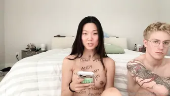 Lucy Mochi, Asian Camgirl Riding White Boyfriend