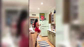 Mia Khalifa, Giving Dating Advice in Sexy Dress at Home