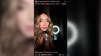 Lyna Perez, Bare Breasts Livestream in Hotel Room