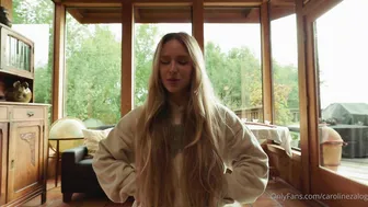 Caroline Zalog, Teasing Sexy Lingerie Try-On Haul