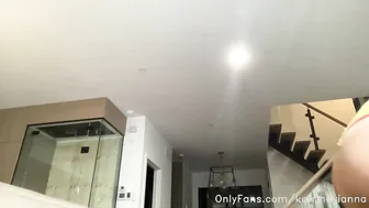 Katrina Vianna, Snow White Lingerie Masturbation on Livestream