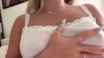 Breckie Hill, Bouncing Perky Breasts in Bedroom