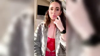 Christina Khalil, Sexy Dress Try-On Haul on Webcam