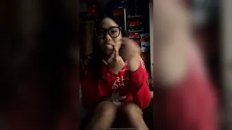 Michellefromchina, Glasses Chinese Teen Late Night Livestream Sextape