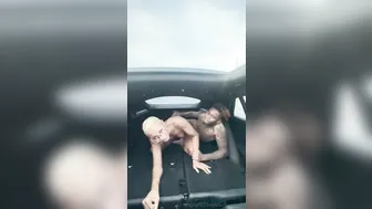 Theslimreaper44, Touchmoney.V, Short Haired Ebony Beauty Screwing Thick BBC in Car