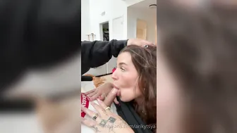 Arikytsya, Sucking Boyfriends Cock After Work